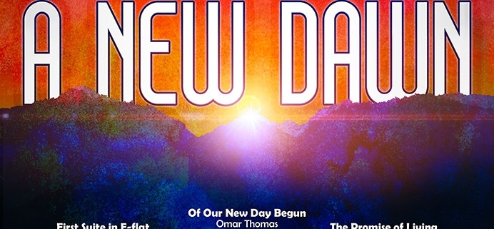 Poster for concert "A New Dawn"